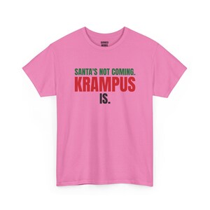 „Der Weihnachtsmann kommt nicht, Krampus kommt“-Shirt, lustiges Weihnachts-T-Shirt, Weihnachtsgeschenk für Sie oder Ihn, Outfit für die Weihnachtsfeier, Partnerlook für die ganze Familie Bild 7