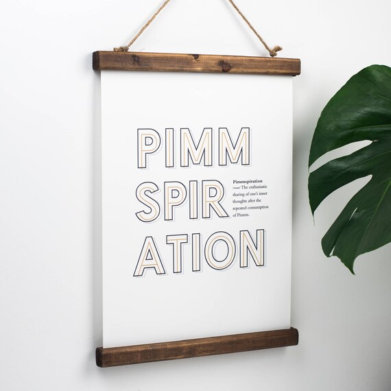 Pimms Print Pimms Definition Pimms Poster Pimmspiration Etsy