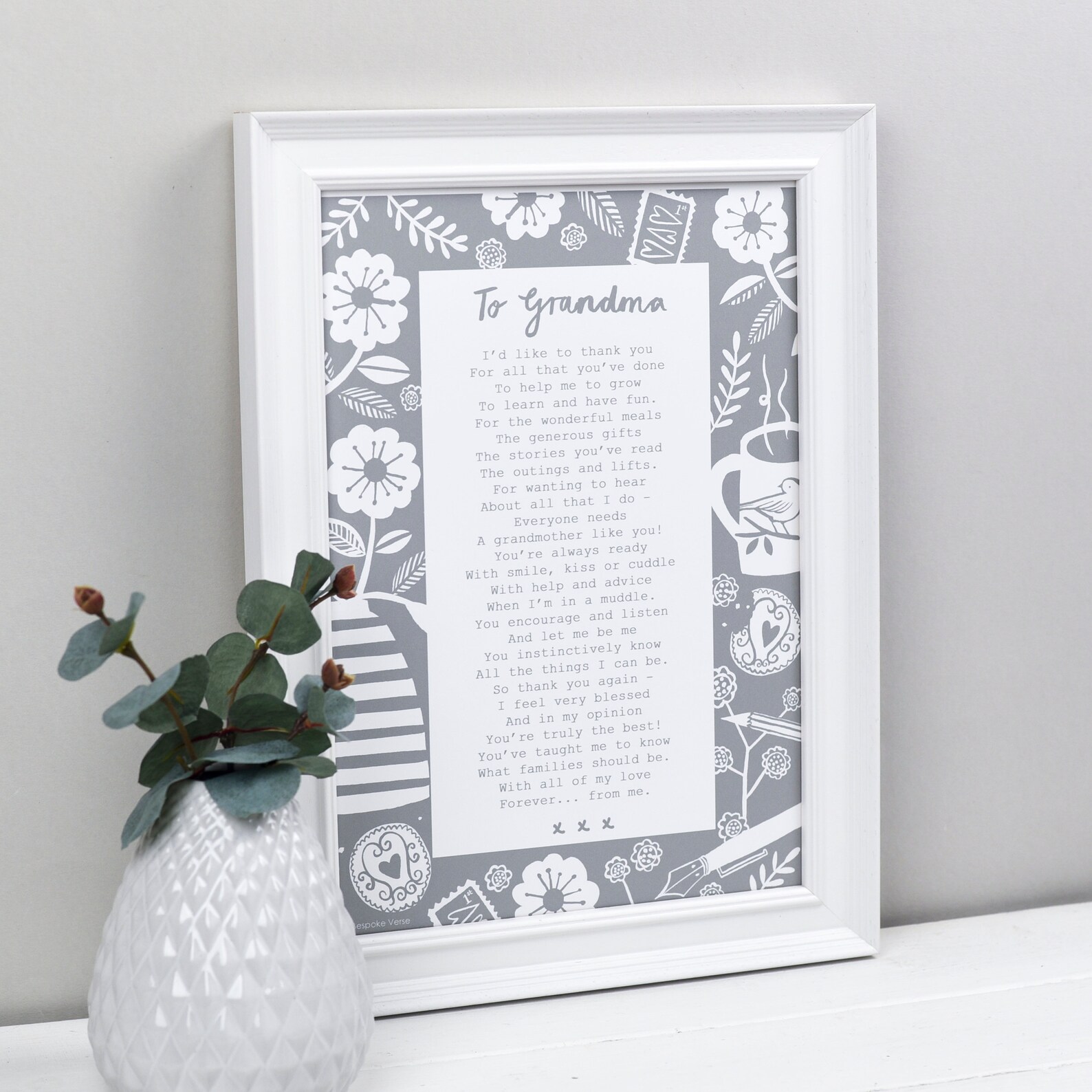 Grandma Poem PDF Print Grandmother Gift Grandma Print - Etsy UK