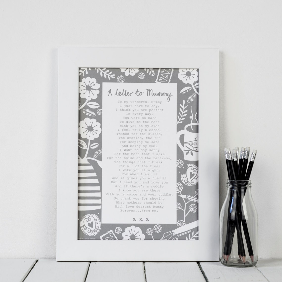 Mummy Poem Mummy Print PDF Print Gift for Mummy First - Etsy UK