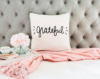 Grateful SVG Cut File: Handlettered Gratitude Design (Digital Download)