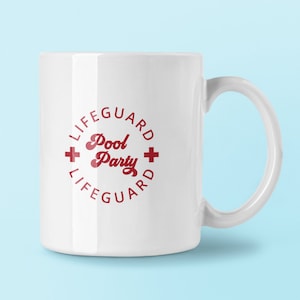 Lifeguard Pool Party SVG: Thank You Gift Cut File (Digital Download)