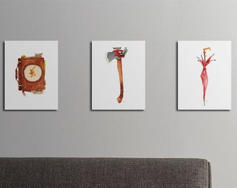 The Adventure Zone Wall Art  TAZ Prints Taako Watercolour Print Magnus Burnsides Watercolor DndWall Decor Merle Highchurch Painting Wall