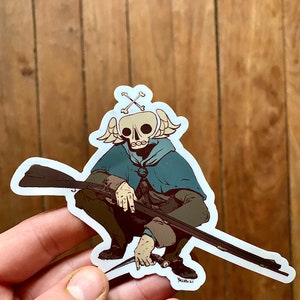 Slav Squat Memento Mori Longhunter Flintlock Skull Trekking Hiking US History Mountain Man Bushcraft