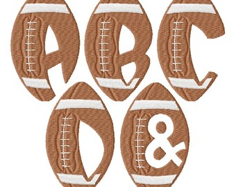 Luna Football Fill Font in 3 sizes Embroidery Designs INSTANT DOWNLOAD