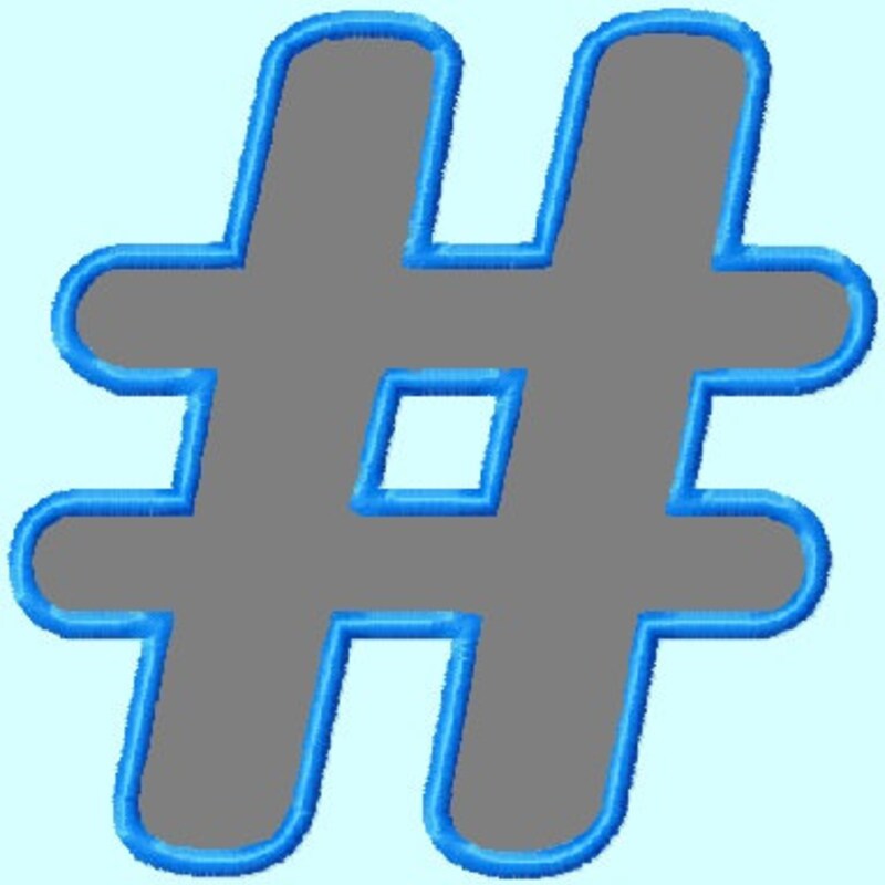 Hashtag Sign - Etsy