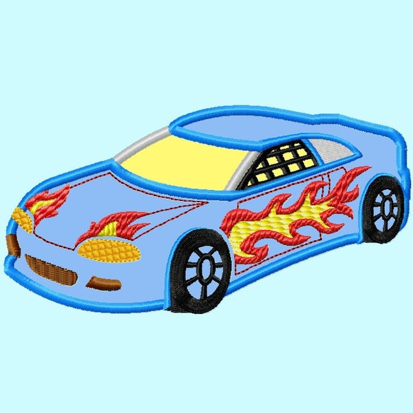 Car Applique Etsy