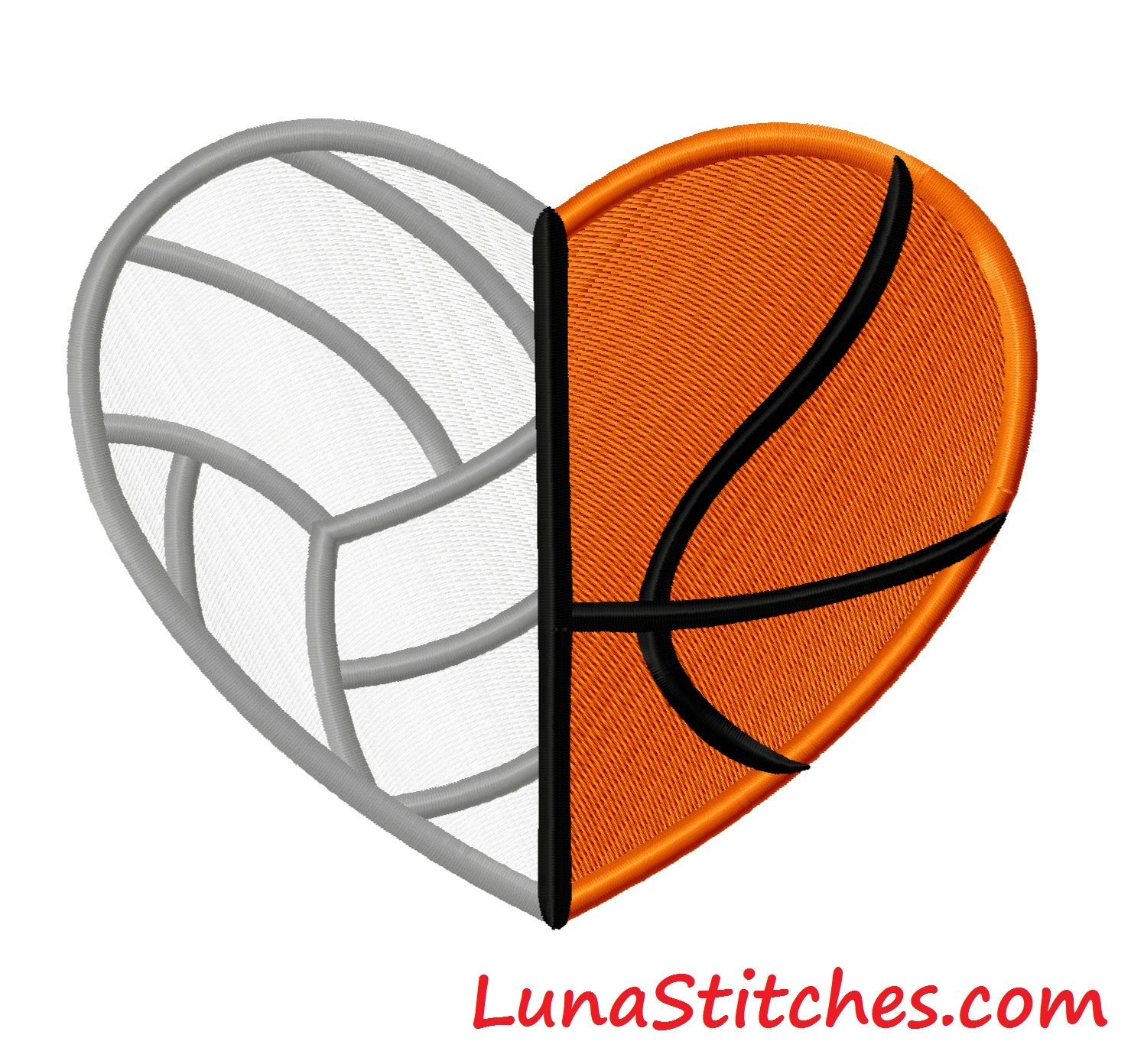 Basketball, Softball, Volleyball Heart SVG ubicaciondepersonas.cdmx