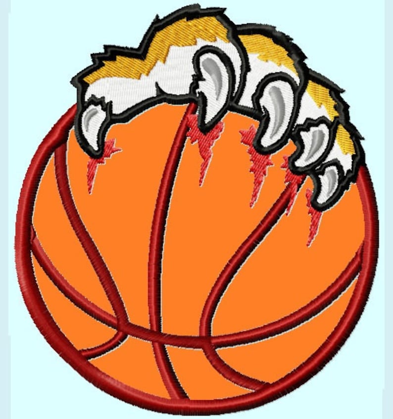 Basketball ball tigers applique jessecmault designs instant etsy Basketball ball tigers applique jessecmault designs instant etsy