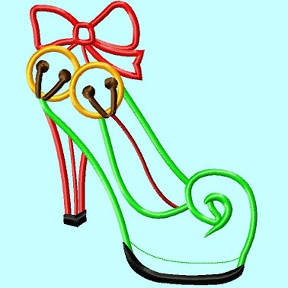 Elf meisje hoge hak schoenen stoffen borduurwerk Design - Etsy Nederland