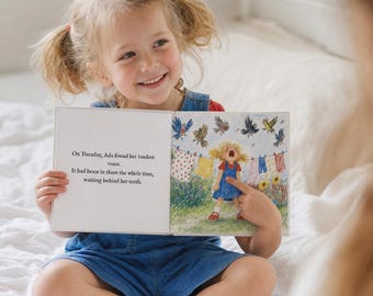 Custom Hardcover Children's Book Written About Your Child, Bedtime Fears, New Sibling, Starting School, Keepsake Gift, Ages 3-7