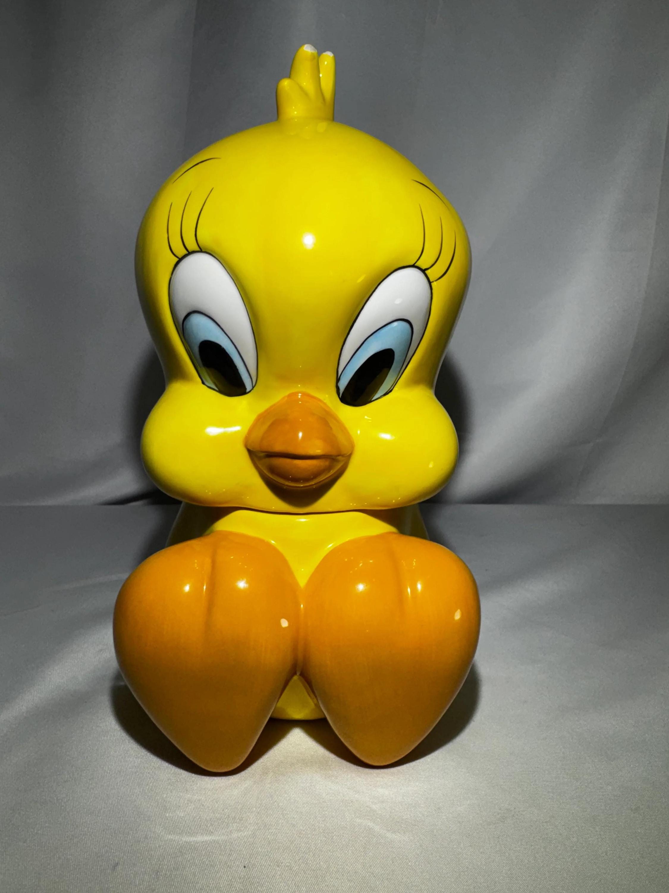 トゥイーティー 陶器製お菓子入れ Vintage Tweety Bird Cookie Jar - Etsy