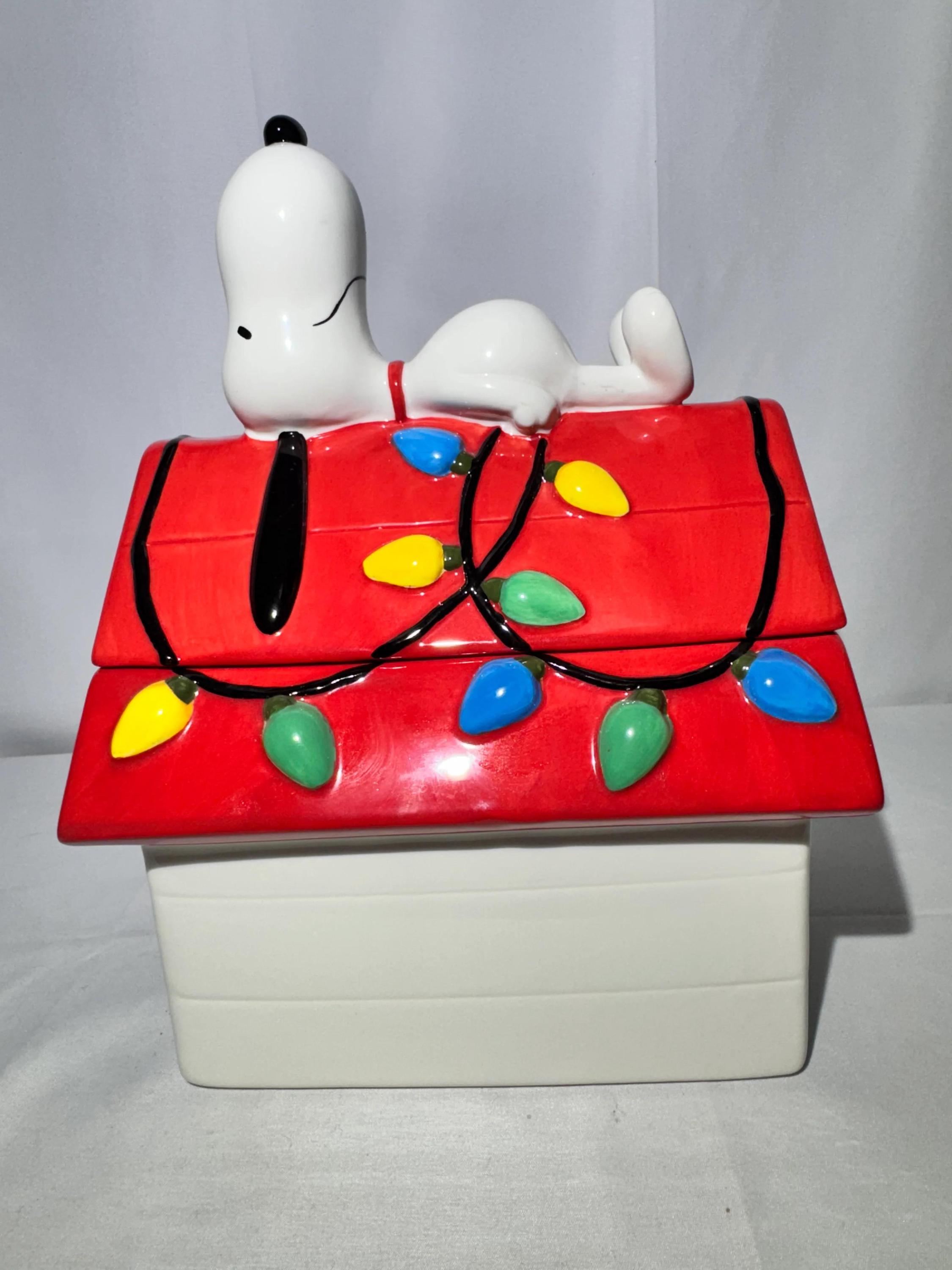Vintage Snoopy Cookie Jar - Etsy