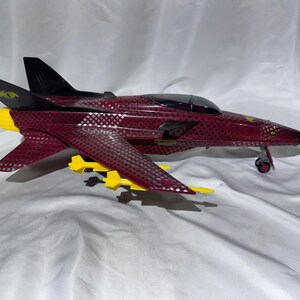 G.I. Joe Python Patrol Conquest X-30 Jet – Vintage – Funktionsfähig – 1 Rakete fehlt