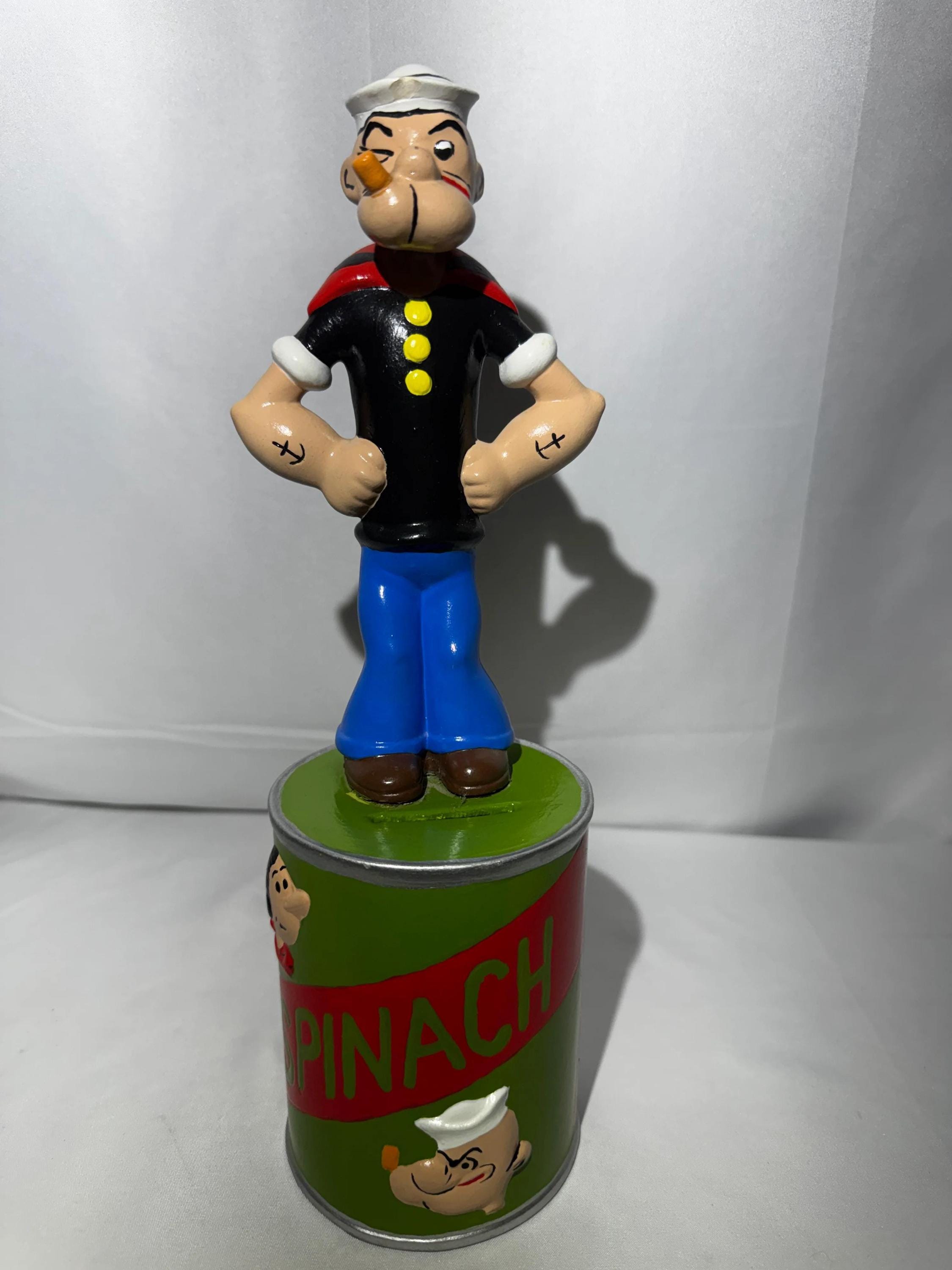 Popeye Spinach Can - Etsy