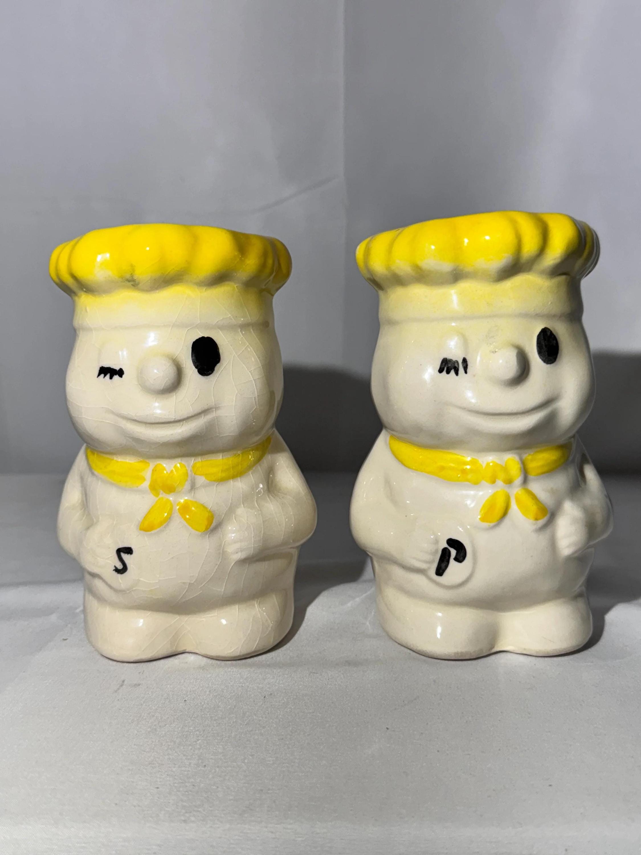 Pillsbury Doughboy Salt and Pepper Shaker - Etsy