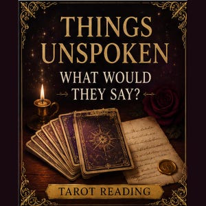 Things Unspoken Tarot Reading | 7-Card Hidden Feelings, Unsaid Words & Love Reading