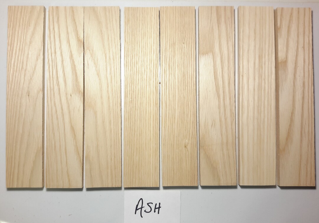Ash Knife Scales Craft Wood Slabs Thin Stock Wood Etsy