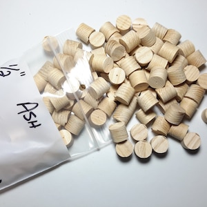 Ash Tapered Wood plugs