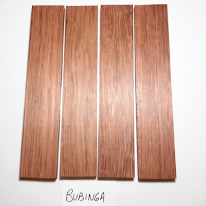 Bubinga  Knife Scales - Craft Wood Slabs - Thin Stock Wood  1/4&quot;, 5/16&quot;, 3/8&quot;  Thicknesses