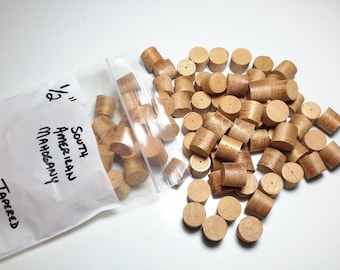 South American Mahogany Tapered Wood plugs  1 Degree Taper
