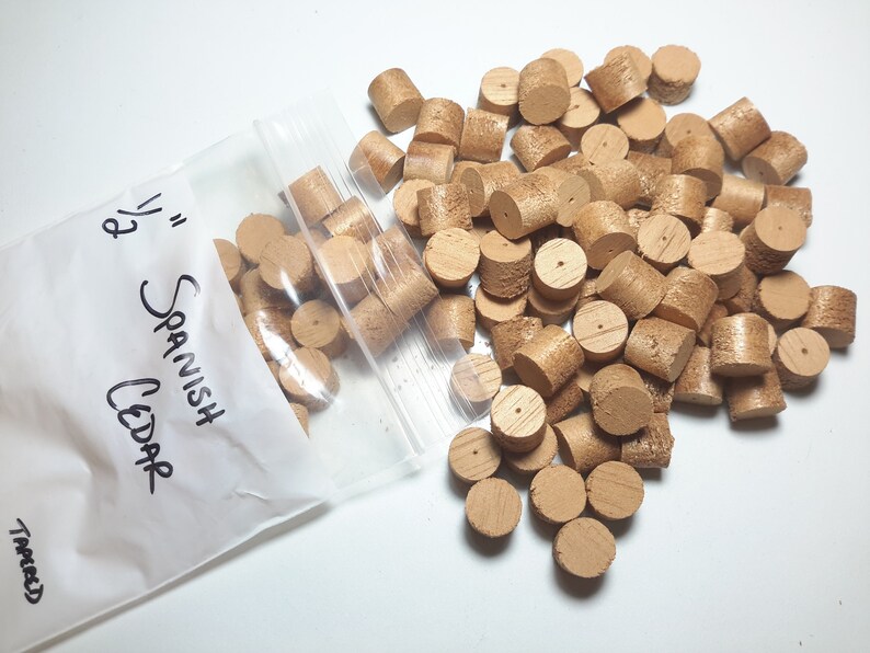 Spanish Cedar Tapered Wood plugs Etsy