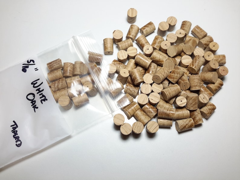 White Oak Tapered Wood plugs