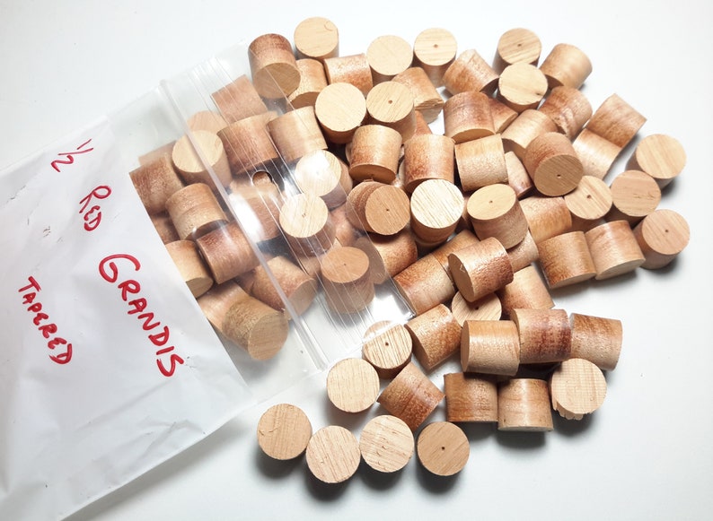 Lyptus Tapered Wood plugs Red Grandis
