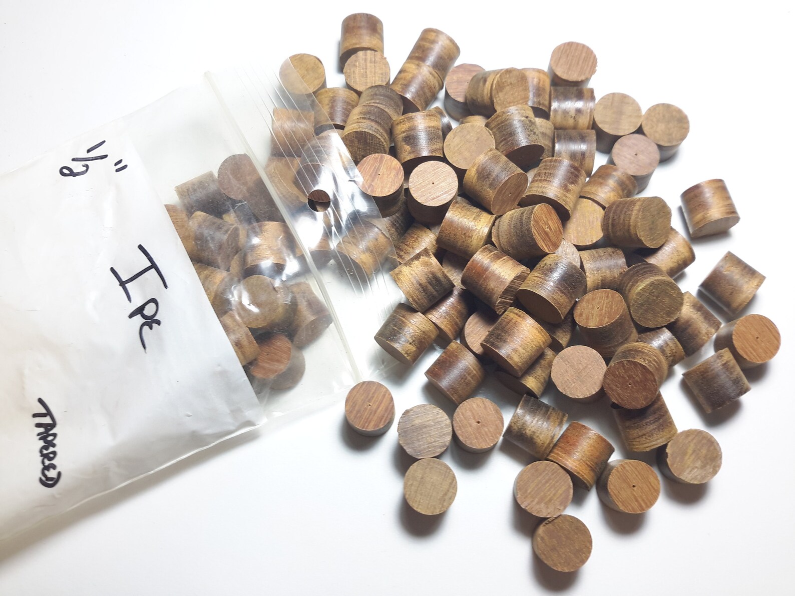 Ipe Tapered Wood Plugs Etsy