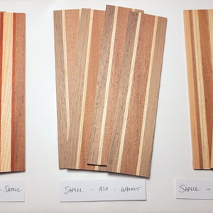 Laminated 1/8" Unsanded -  Mixed Lot  Craft Wood Slabs - Thin Stock Wood