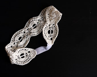 Crochet Pattern - Lace Headband - Instant Download