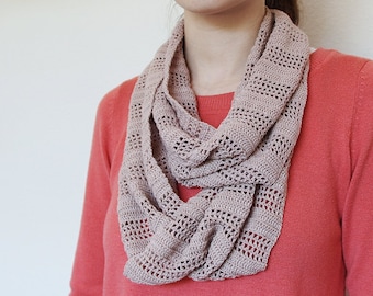 Crochet Pattern - Stripe Scarf - Instant Download