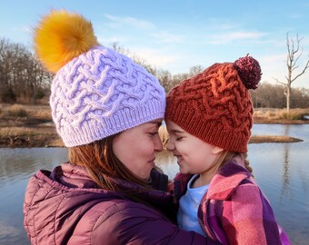 Cable Car Beanie - Knitting Pattern - Digital Download