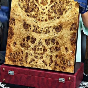 750-Year-Old Ancient Walnut Tree Burl Luxury Backgammon Set | The Rolls-Royce of Board Games