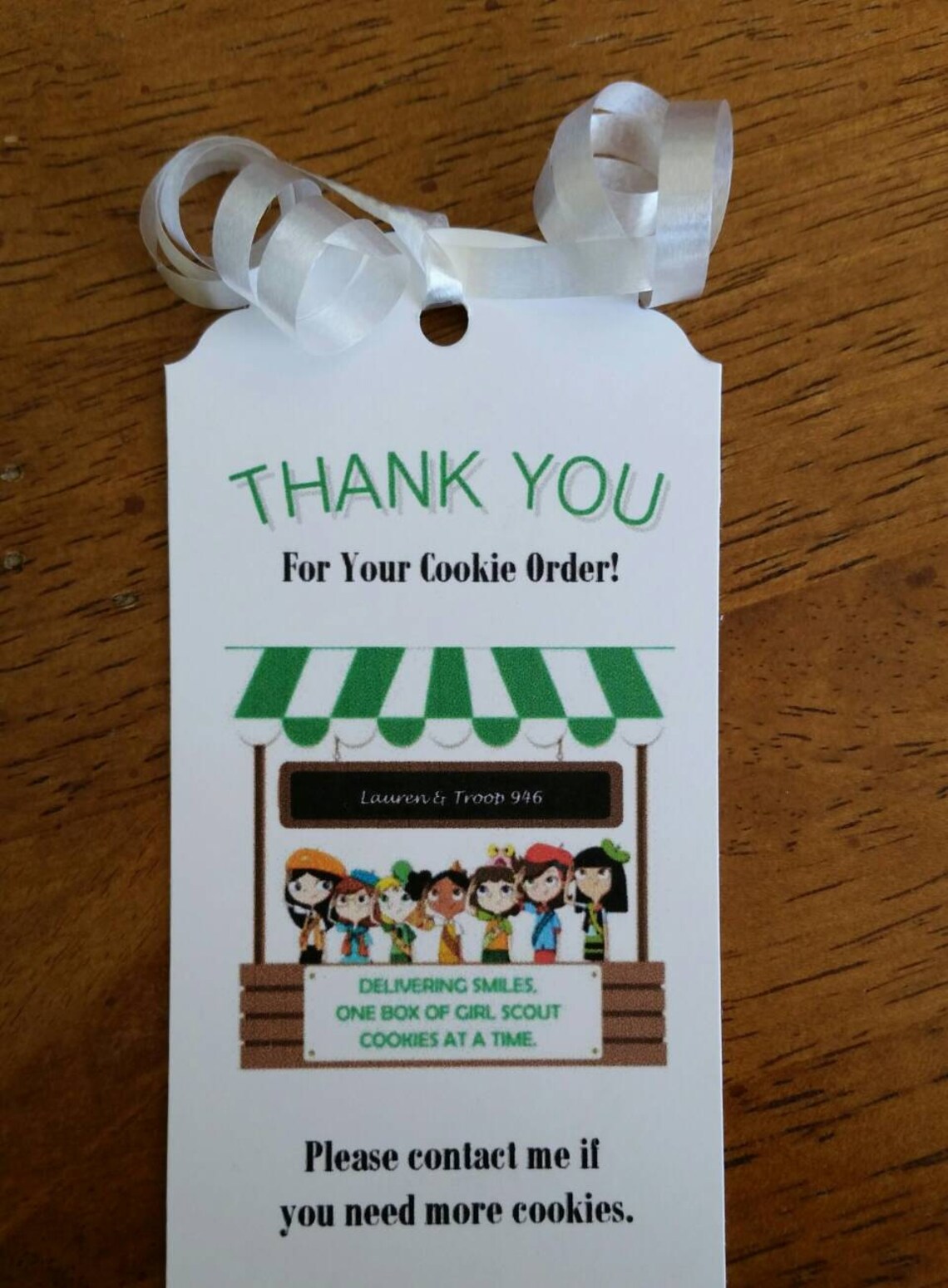 Girl Scout Cookie Tags | Etsy