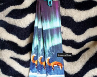 Firefox bookmark fox print "Revontulet" northern lights aurora borealis