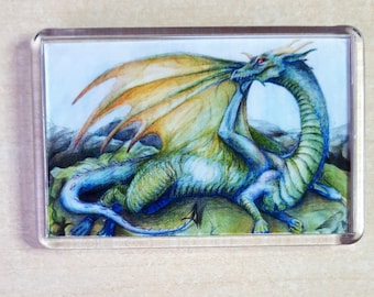 Dragon fridge magnet