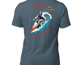 Stolz, auf amerikanischen Wellen zu reiten – Sportliches T-Shirt