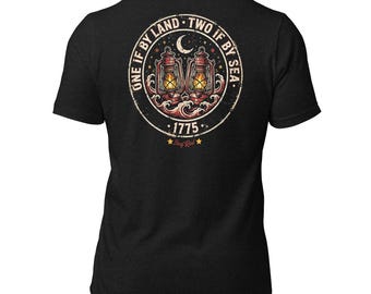 Paul Revere's Midnight Ride - Athltic Fit T-shirt