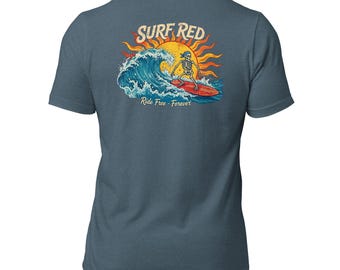 RIDE FREE - FOREVER - Athletic Fit T-shirt