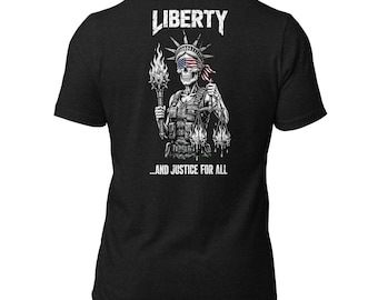 Freiheit und Gerechtigkeit für alle – Sportliches T-Shirt
