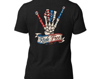 RIDE FREE - Athletic Fit T-shirt
