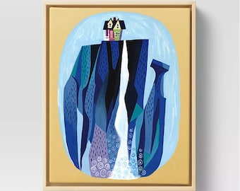 UP Paradise Falls Wrapped Canvas (THE ORIGINAL)