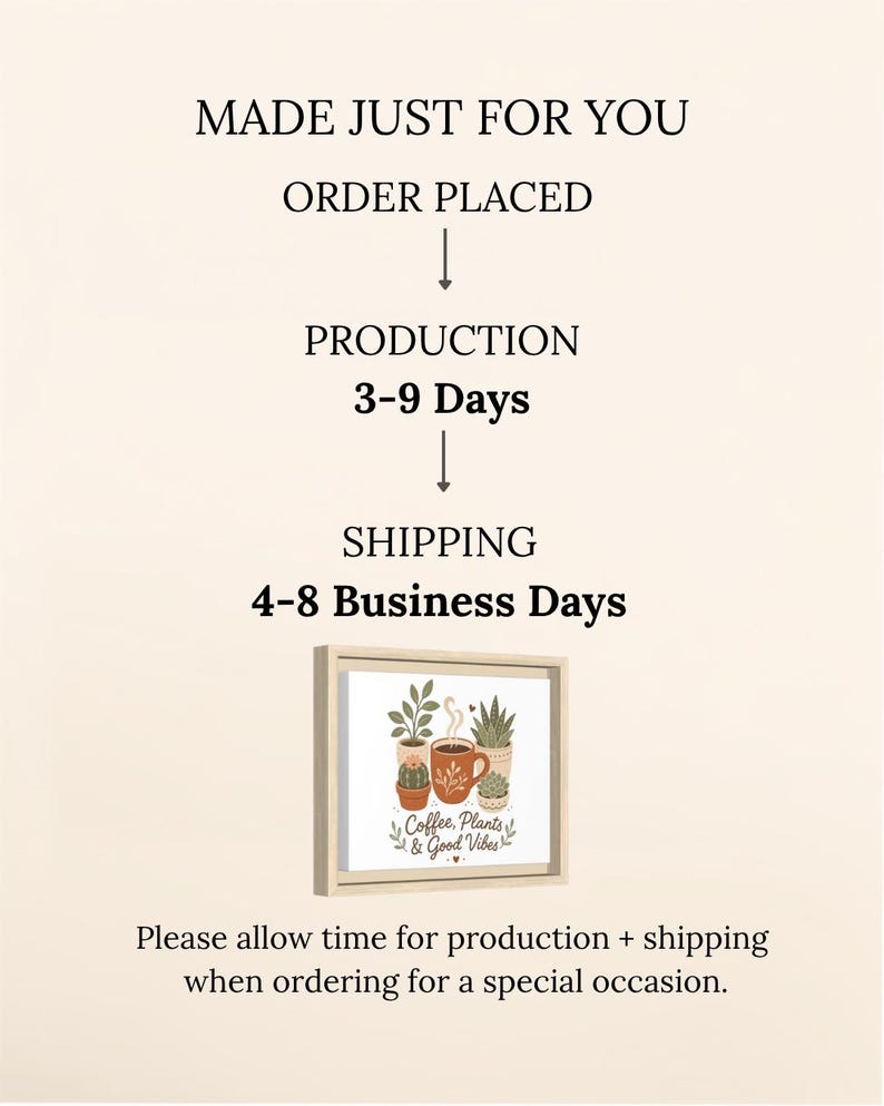 Framed Coffee Plant Canvas: Colorful Botanical Wall Art for Coffee Bar or Kitchen image 9