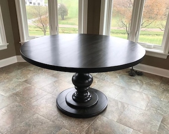 Round Pedestal Dining Table