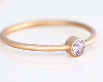 14k Gold Alexandrite Ring