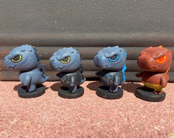 Adorabile scultura del Re Kaiju