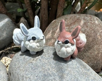 Tiny Cute Eevee Sculpture