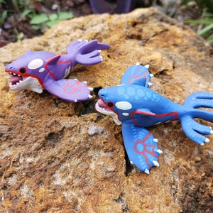 Kyogre resin sculpture