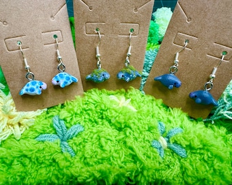 Orecchini carini a forma di mini lamantino